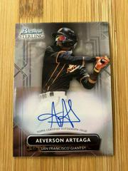Aeverson Arteaga Baseball Cards 2022 Bowman Sterling Prospect Autographs Prices