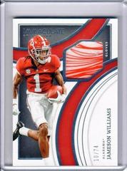 Jameson Williams Football Cards 2022 Panini Immaculate Collegiate Gloves Prices