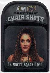 Dr. Britt Baker Wrestling Cards 2021 Upper Deck AEW Spectrum Chair Shots Metal Prices