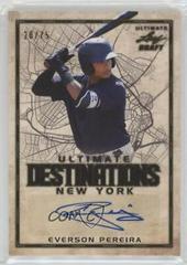 Everson Pereira [Gold] Baseball Cards 2020 Leaf Ultimate Destinations Prices