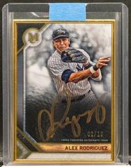 Alex Rodriguez [Gold] #MFA-ARO Baseball Cards 2023 Topps Museum Collection Framed Autographs Prices