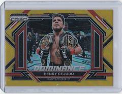 Henry Cejudo [Gold] #8 Ufc Cards 2023 Panini Prizm UFC Dominance Prices