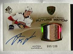 Anton Lundell #FWAP-AL Hockey Cards 2021 SP Authentic Future Watch Auto Patch Prices