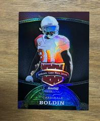Anquan Boldin [Jersey Black Refractor] #73 Football Cards 2008 Bowman Sterling Prices