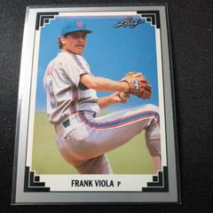 Frank Viola #180 Baseball Cards 1991 Leaf Prices
