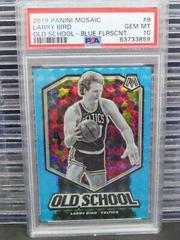 Larry Bird [Blue Fluorescent] #8 Basketball Cards 2019 Panini Mosaic Old School Prices