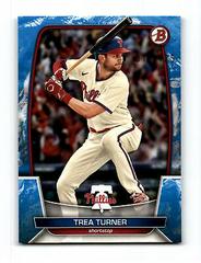 Trea Turner [Blue Pattern] Baseball Cards 2023 Bowman Prices