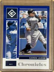 Aaron Judge [Blue] Baseball Cards 2021 Panini Chronicles Prices