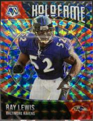 Ray Lewis [Reactive Blue] #1 Football Cards 2021 Panini Mosaic HoloFame Prices