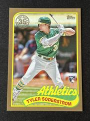 Tyler Soderstrom [Gold] #89B-100 Baseball Cards 2024 Topps 1989 Prices