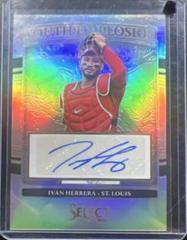 Ivan Herrera [Holo] Baseball Cards 2022 Panini Select Youth Explosion Signatures Prices