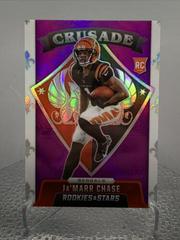 Ja'Marr Chase [Purple] Football Cards 2021 Panini Rookies and Stars Crusade Prices