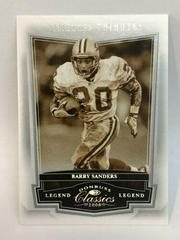 Barry Sanders [Timeless Tributes Silver] Football Cards 2008 Panini Donruss Classics Prices