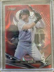 Gavin Sheets [Red Lava] #3 Baseball Cards 2022 Bowman's Best Prices