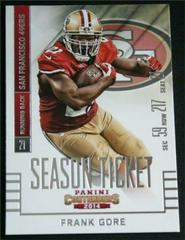 Frank Gore #2 Football Cards 2014 Panini Contenders Prices