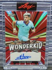Alvaro Sanz [Prismatic Red] #WK-AS1 Soccer Cards 2022 Leaf Metal Wonderkid Autographs Prices