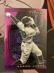 Aaron Judge [Purple Mojo] #22 Baseball Cards 2022 Panini Chronicles Titan Prices