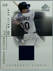 Magglio Ordonez #MO Baseball Cards 2001 SP Game Used Authentic Fabric Prices