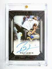 Ray Lewis #SM-RLE Football Cards 2022 Panini Black Smoke Show Signatures Prices