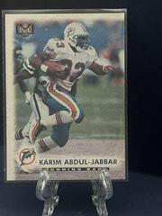 Karim Abdul Jabbar Football Cards 1997 Panini Score Board NFL Experience Prices