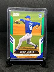 Brady Singer [Green] #7 Baseball Cards 2021 Panini Chronicles Score Prices