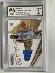 Kevin Durant [Gold Materials] #66 Basketball Cards 2009 Panini Rookies & Stars Prices