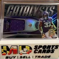 Dalvin Cook #CAT-DCO Football Cards 2022 Panini Spectra Catalysts Prices