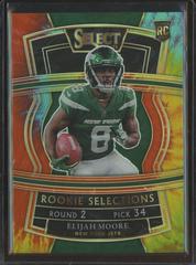 Elijah Moore [Tie Dye] Football Cards 2021 Panini Select Rookie Selections Prices