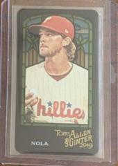 Aaron Nola [Mini Stained Glass] #83 Baseball Cards 2019 Topps Allen & Ginter Prices