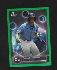 Carlos Colmenarez [Green] Baseball Cards 2022 Bowman Platinum Precious Elements Prices