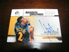 Mickael Pietrus Basketball Cards 2003 SP Signature Authentic Signature Prices