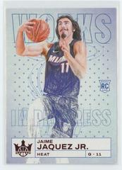 Jaime Jaquez Jr. [Ruby] #9 Basketball Cards 2023 Panini Court Kings Works in Progress Prices