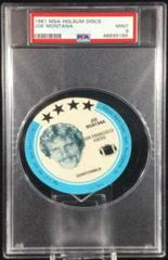 Joe Montana Football Cards 1981 Msa Holsum Discs Prices