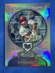 Howie Kendrick [Black Refractor] Baseball Cards 2006 Bowman Sterling Prices