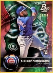 Nelson Velazquez [Green] #48 Baseball Cards 2023 Bowman Platinum Prices