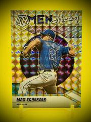 Max Scherzer [Mosaic] #MM-6 Baseball Cards 2022 Panini Mosaic Men of Mastery Prices