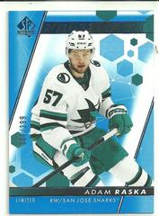 Adam Raska [Limited Blue] #175 Hockey Cards 2022 SP Authentic Prices