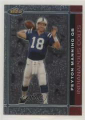 Peyton Manning #1 Football Cards 2007 Topps Finest Prices