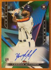 Yordan Alvarez [Green Refractor] Baseball Cards 2020 Topps Finest Firsts Autographs Prices