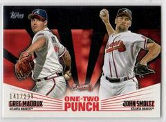 John Smoltz, Greg Maddux [Black] #12P-20 Baseball Cards 2023 Topps One Two Punch Prices
