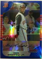 Ken Griffey Jr. [Blue Refractor] #75 Baseball Cards 2005 Bowman Chrome Prices