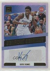 Khyri Thomas #KTH Basketball Cards 2018 Panini Donruss Significant Signatures Prices