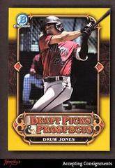 Druw Jones [Gold] #DPP-11 Baseball Cards 2023 Bowman Draft Picks & Prospects Prices