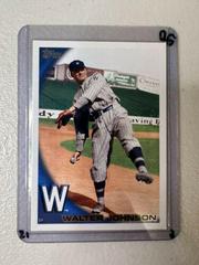 Walter Johnson #200 Baseball Cards 2010 Topps Prices
