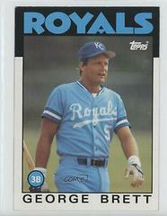 George Brett #14 Baseball Cards 1986 Topps Super Prices