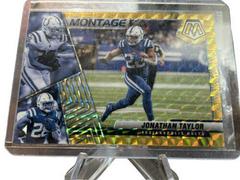 Jonathan Taylor [Gold] #M-18 Football Cards 2022 Panini Mosaic Montage Prices