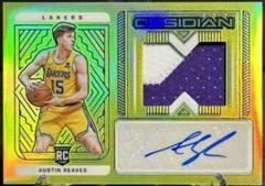 Austin Reaves [Jersey Autograph Yellow Flood] #202 Basketball Cards 2021 Panini Obsidian Prices