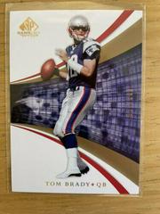 Tom Brady [Gold] #57 Football Cards 2004 SP Game Used Prices