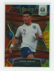 Jadon Sancho [Tie Dye Prizm] Soccer Cards 2020 Panini Select UEFA Euro Prices