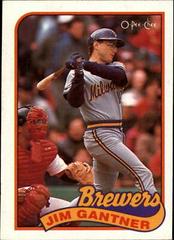 Jim Gantner #134 Baseball Cards 1989 O Pee Chee Prices